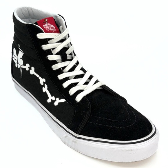 Vans Sk8-Hi x Peanuts Snoopy Bones 2017 Men’s 11.5 High Top Skate Shoes
